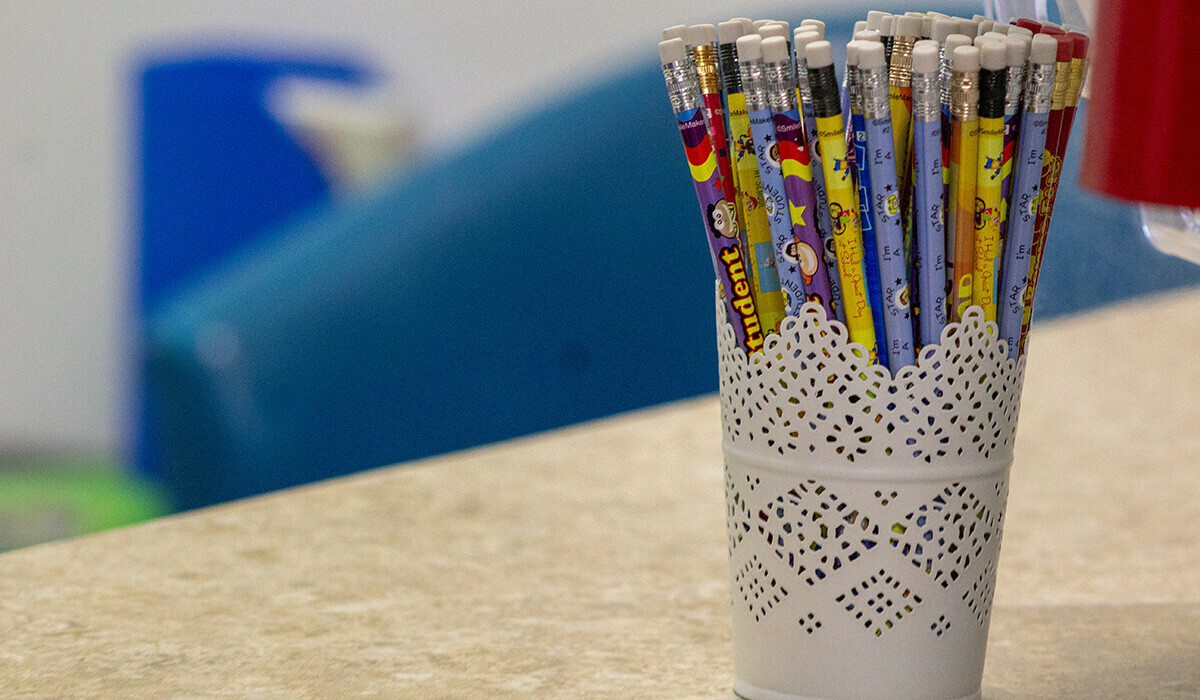 Cup of pencils